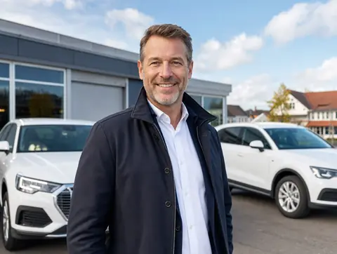 Verkäufer aus Nörvenich mit dem verkauften Fahrzeug