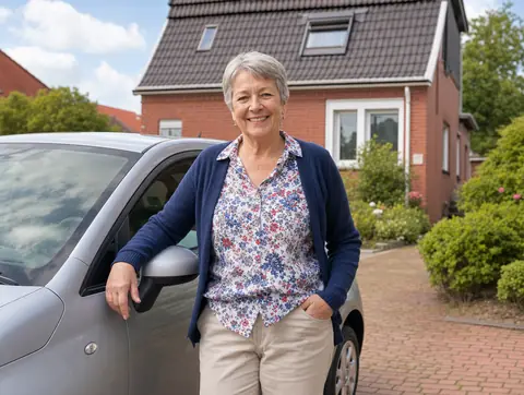 Verkäufer aus Merzenich mit dem verkauften Fahrzeug
